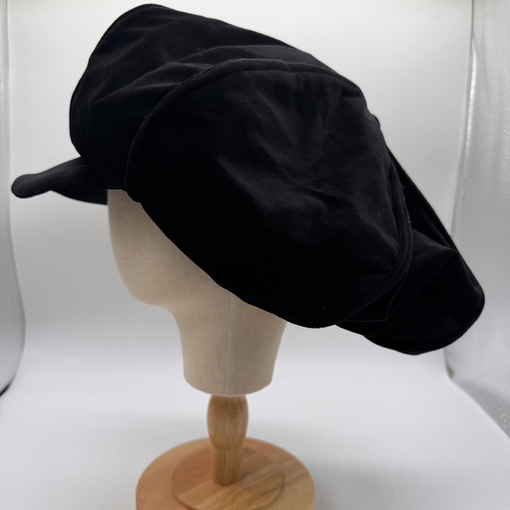 Vintage 1980s 1990s Aardvark's Odd Ark Black Velvet Theatrical Costume Hat USA